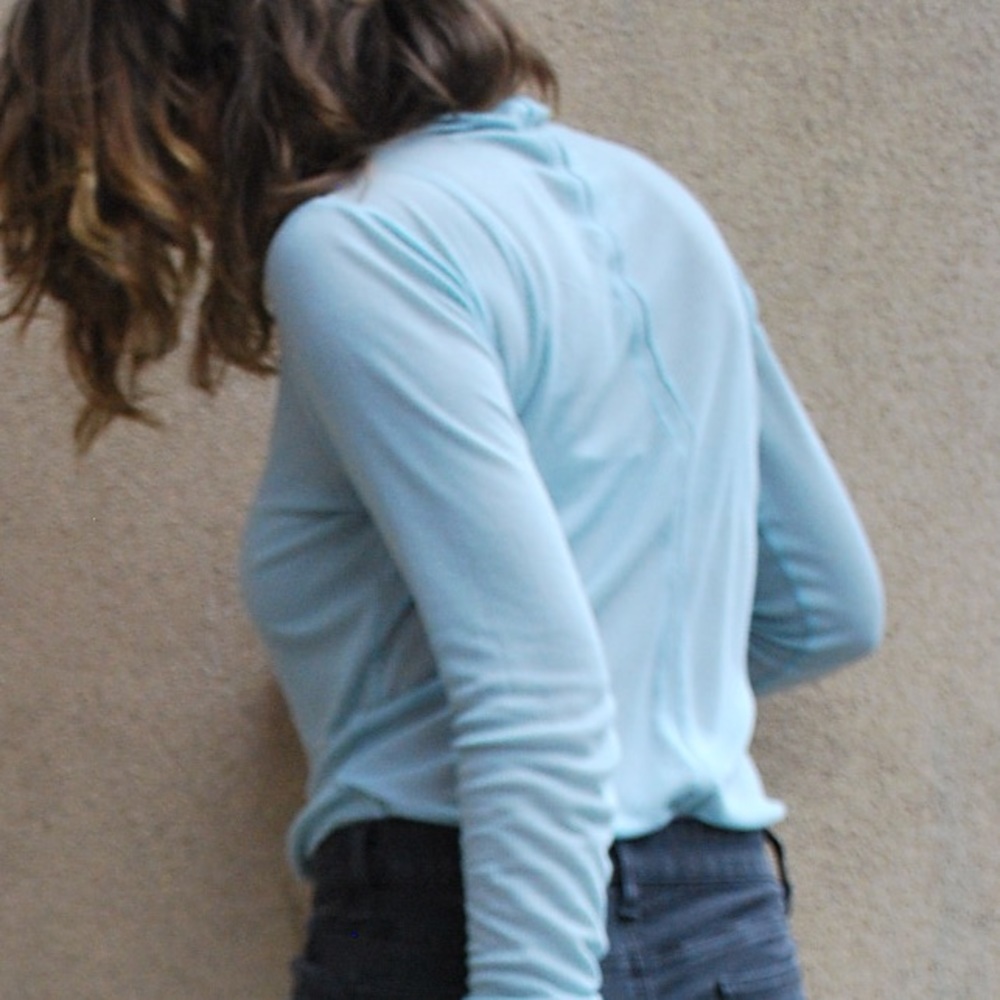 Aritzia | ribbed mock turtleneck